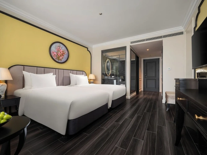 Deluxe Twin room with city view