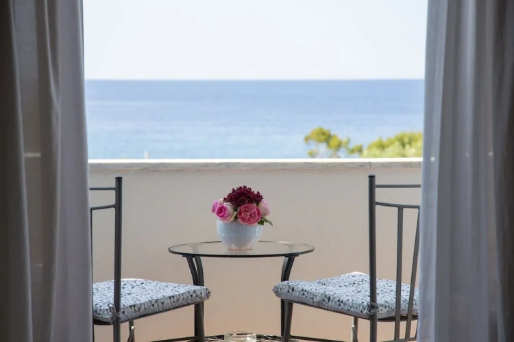 Standard Double room with balcony and beachfront