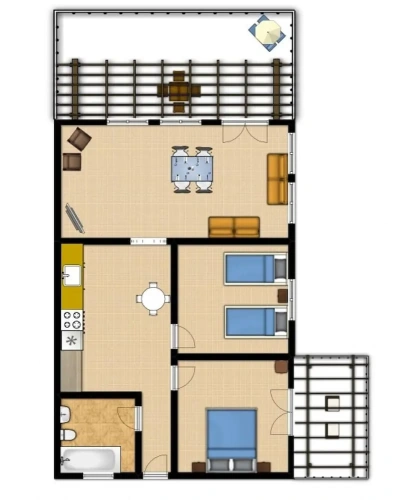 Quadruple Apartment
