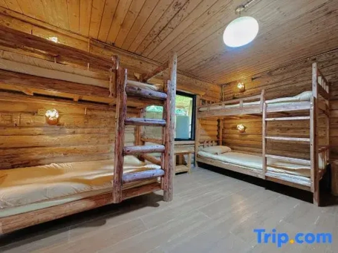 Bed in Dorm (female dorm) with view