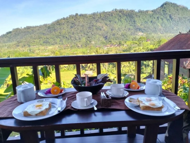 1 Bedroom Deluxe Double room with balcony and with mountain view