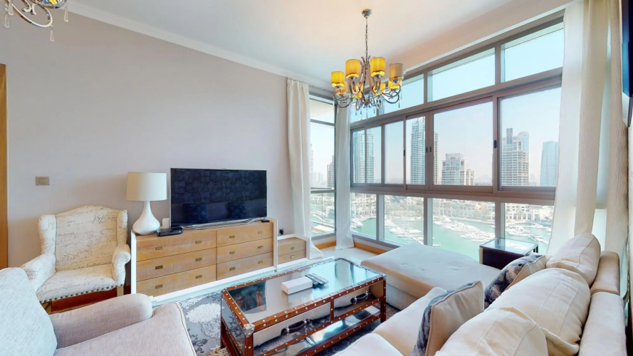 Dubai Marina- Iris Blue 1002