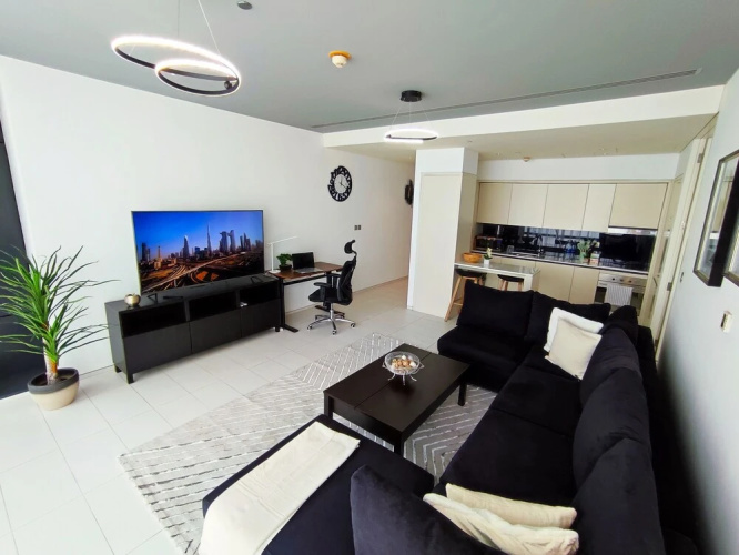 SuperHost- Bright&Stylish 1BR-Index Tower-Burj View