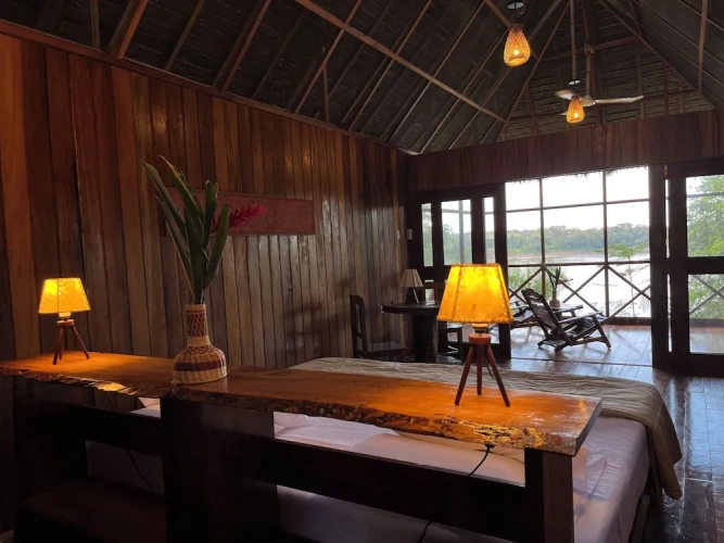 1 Bedroom Deluxe Double room with balcony and with river view