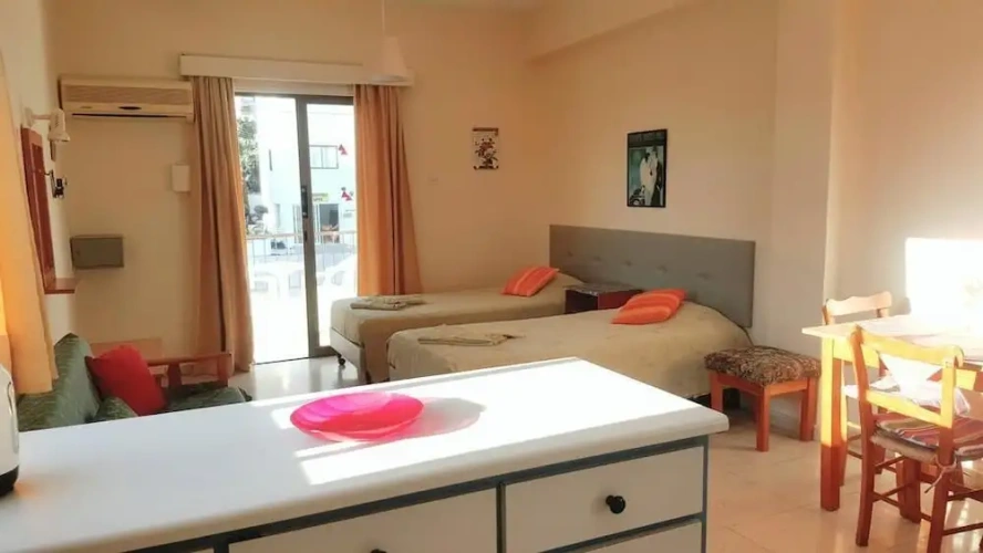 Studio with balcony