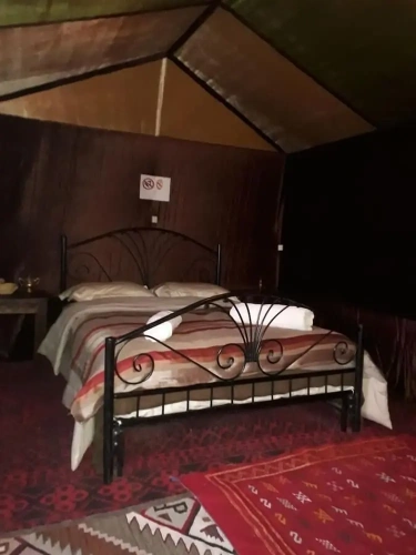 Tent with balcony and with view