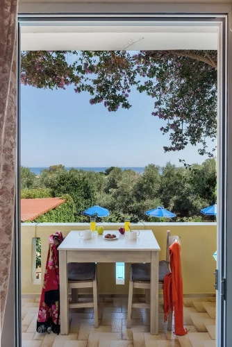 Standard room with balcony and with sea view