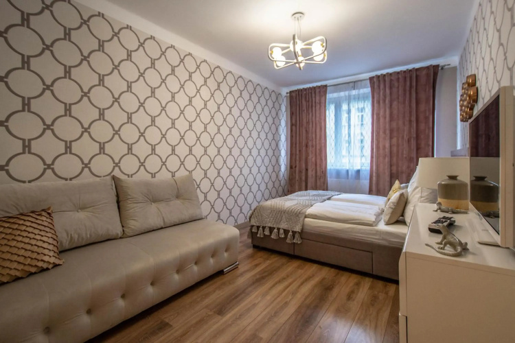 Pastel Art Deco 3BDR Ruterra Apt