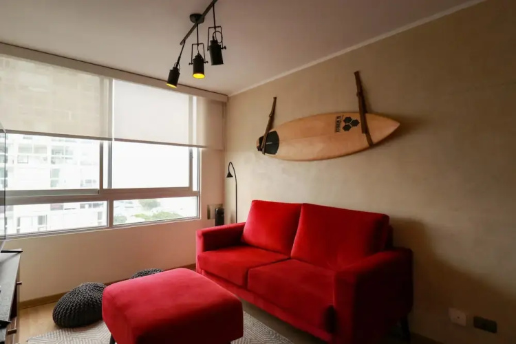 w Cozy 2BR in Luxury Building in Barranco
