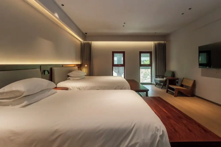 Deluxe Twin room with courtyard view