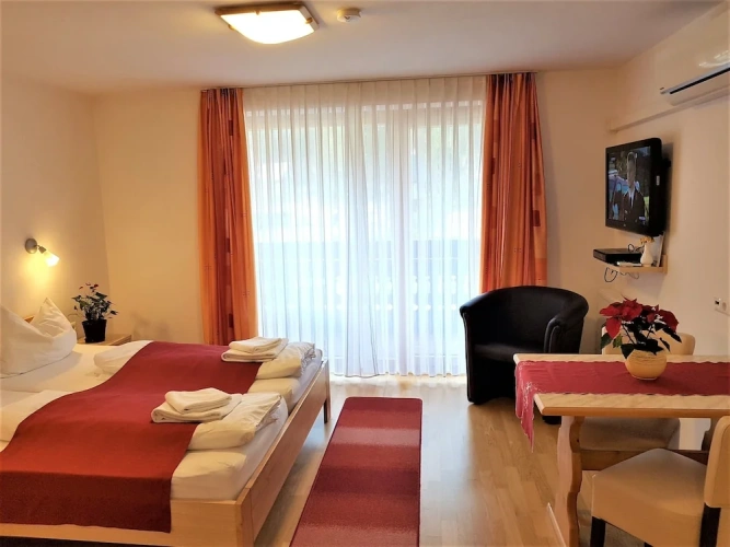 Standard Double Basement room with balcony and with mountain view