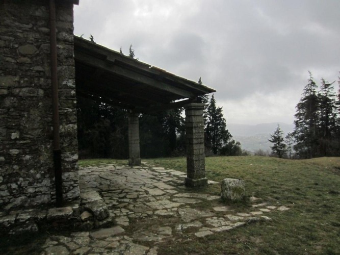 Outside