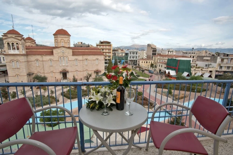 Standard Double room with balcony and with city view