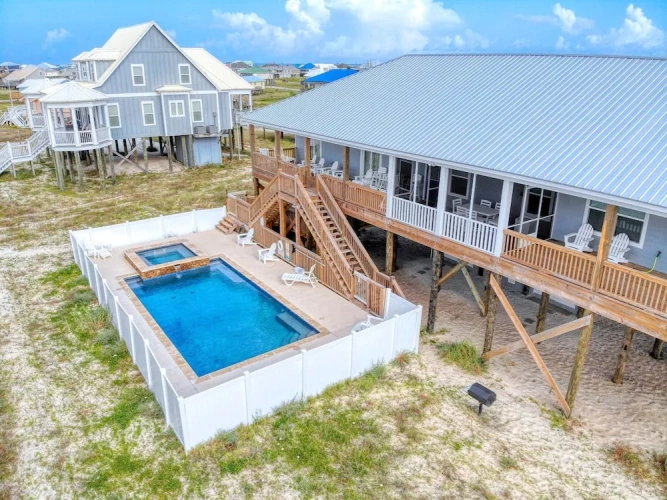 Cottage with balcony