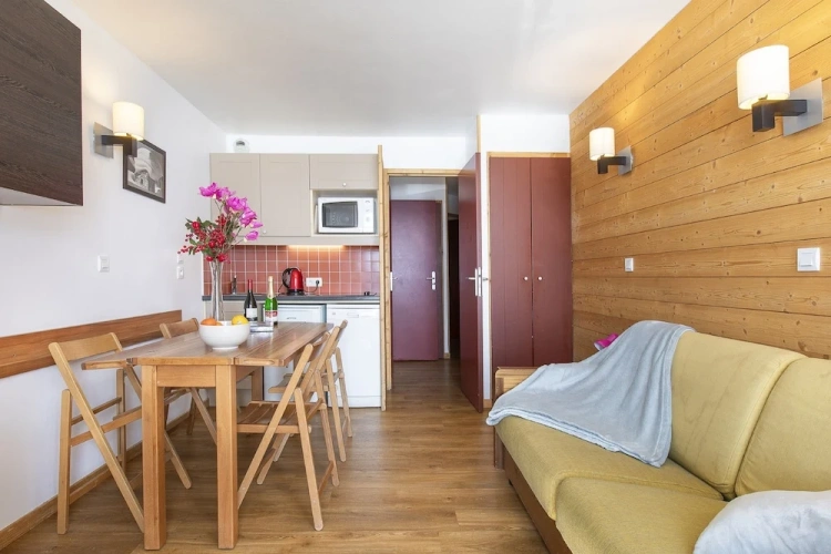 Studio with balcony