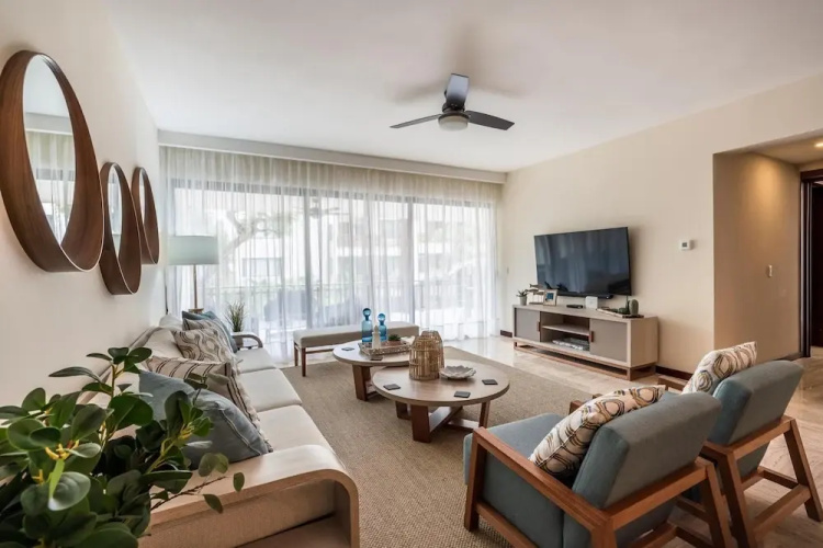 3BR apt With Terrace and Beach Access Portillo