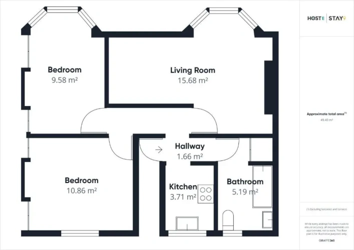 2 Bedrooms Apartment
