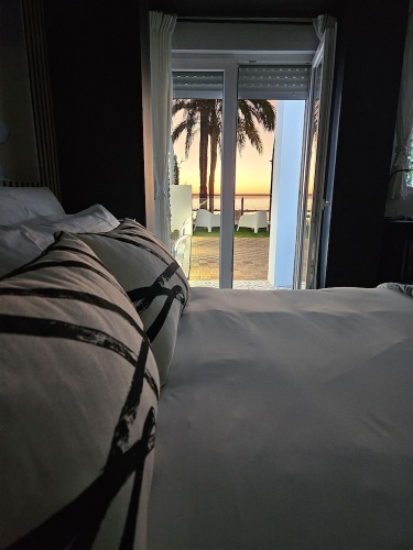 Bed in Dorm with ocean view
