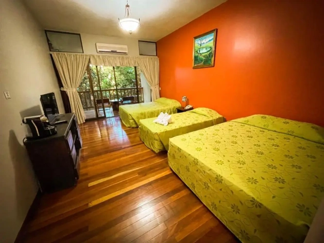 Superior Quadruple room with balcony and with view