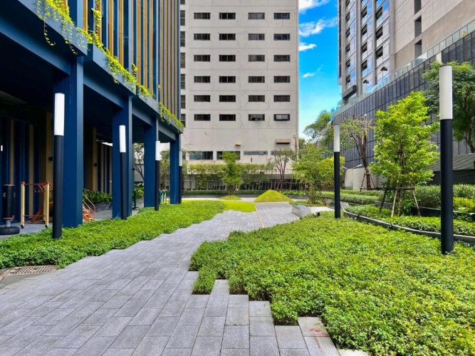 Outside