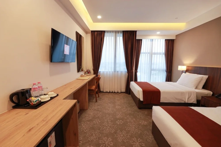 Deluxe Twin room with city view