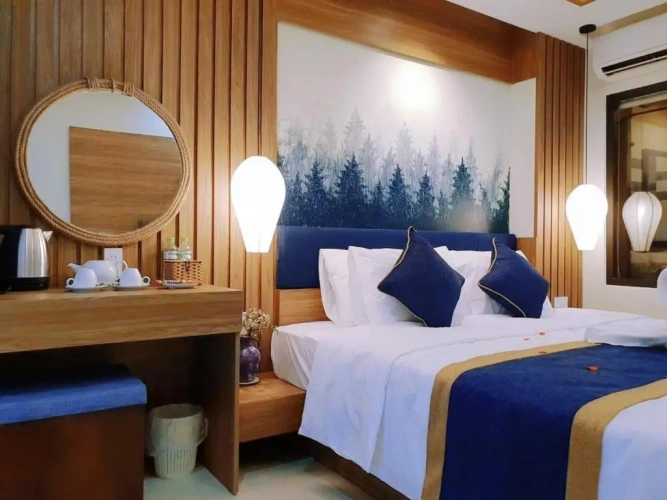 Deluxe Double room with balcony and with city view