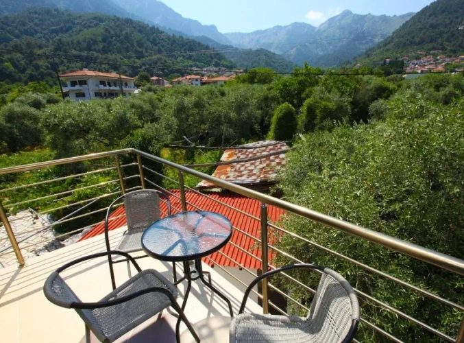 Studio with balcony and with view