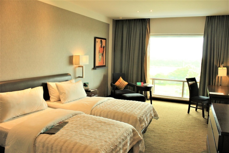 Deluxe Twin room with city view