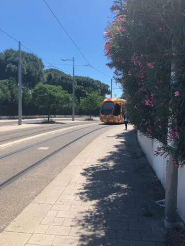 Appartement Mimosa, tram 2, parking