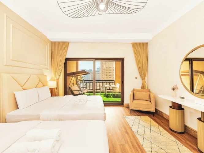 2 Bedrooms Premium Apartment with balcony and with sea view