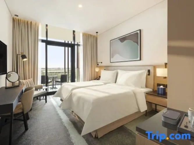 Deluxe Twin room with balcony and with street view