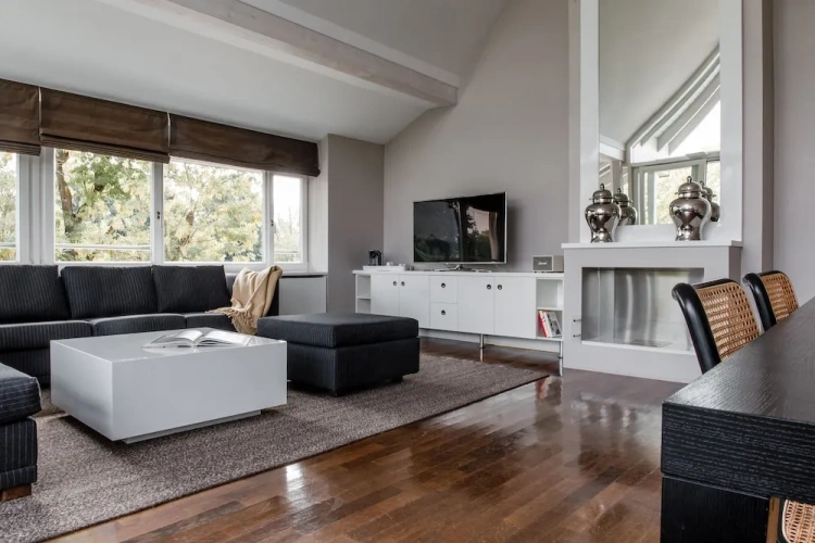 Suite with balcony and with river view