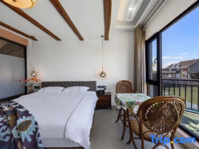 Family Duplex Suite with balcony and with river view