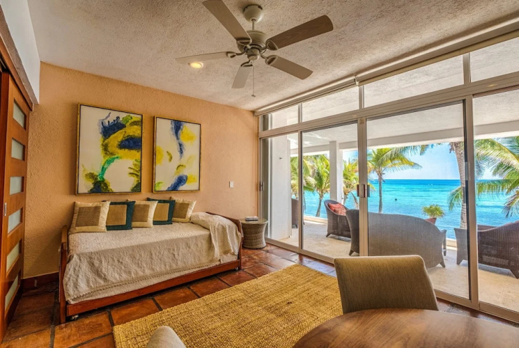 Beachfront W Private Staff in Gated Community