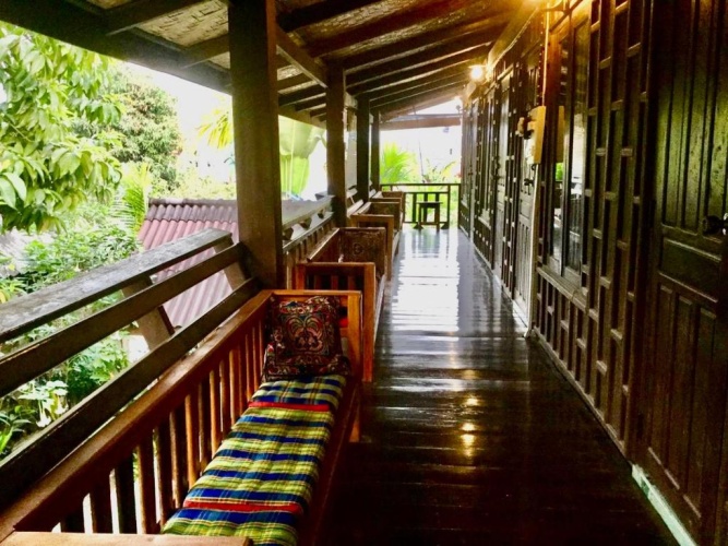 Standard Twin room with garden view