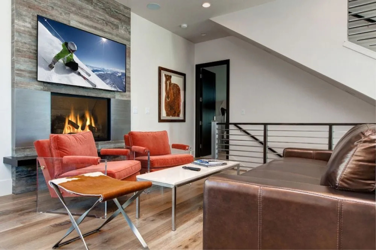Ski Side Stunner with Pool by RedAwning
