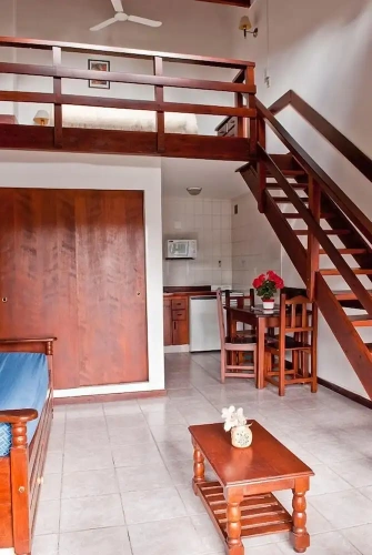 Studio with balcony