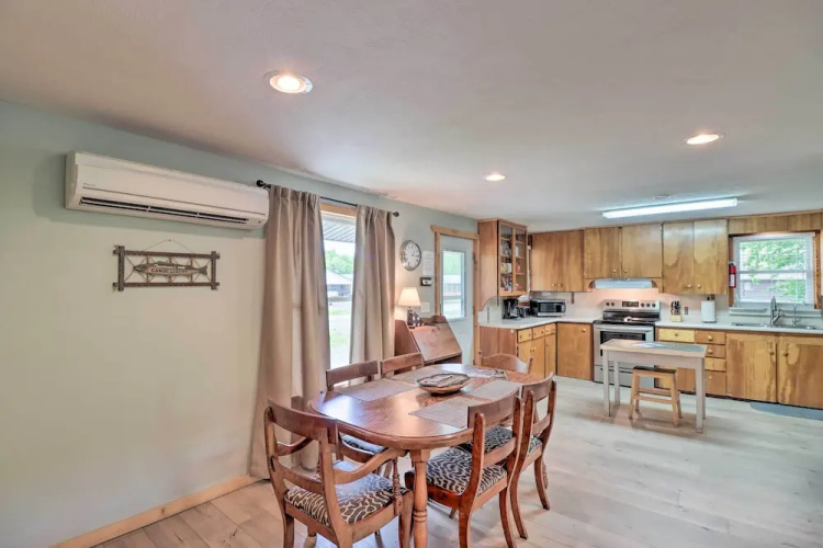 Expansive Cotter Cabin on White River w/ Deck!