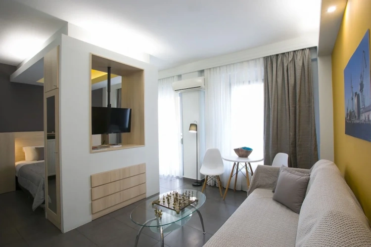 Triple Studio with balcony and with city view