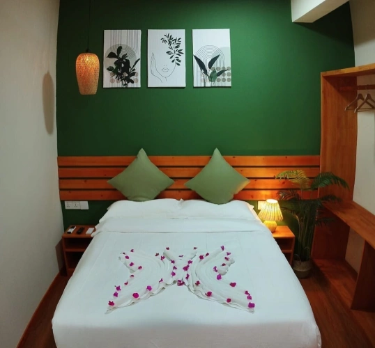 Deluxe Double room with balcony and with city view