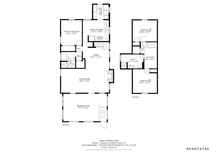 3 Bedrooms Cottage