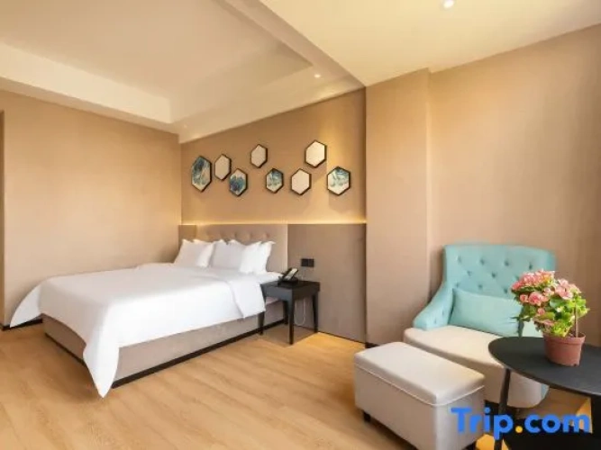 Standard Twin room with street view