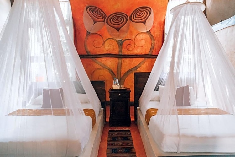 Superior Quadruple room with garden view