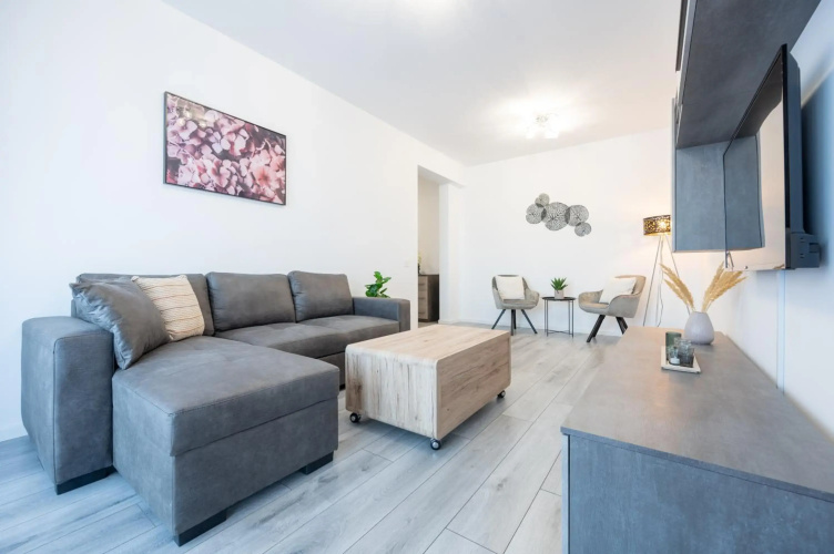 Grey apartments
