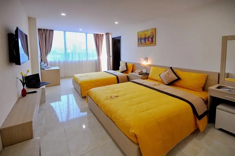 Deluxe room with balcony and with sea view