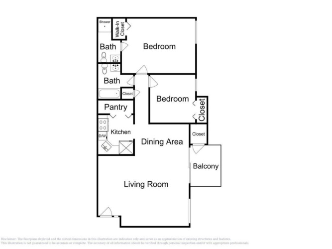 2 Bedrooms Apartment