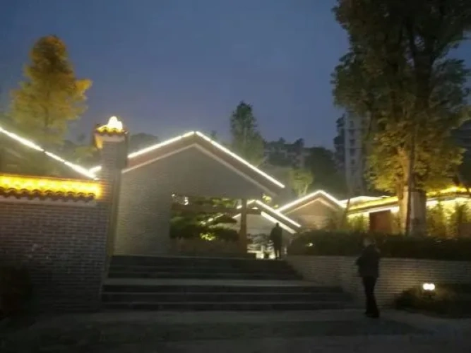 Outside