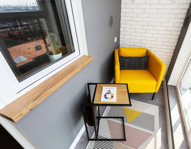 Фотография номера квартиры Апартаменты Suffix(Суффикс) на набережной Баграмяна