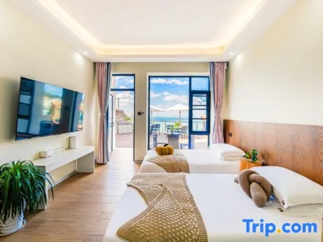 Standard Twin room with balcony and with view