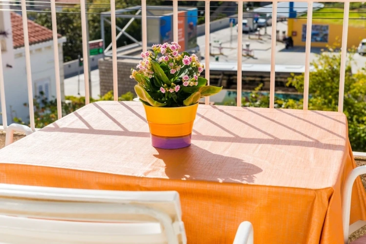 Studio with balcony